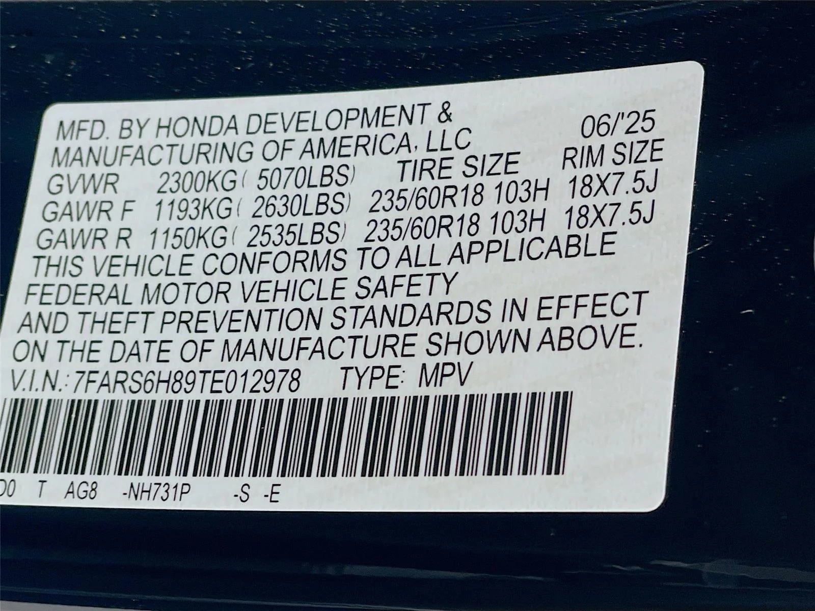 Used 2026 Crystal Black Pearl Honda Sport-L image 36
