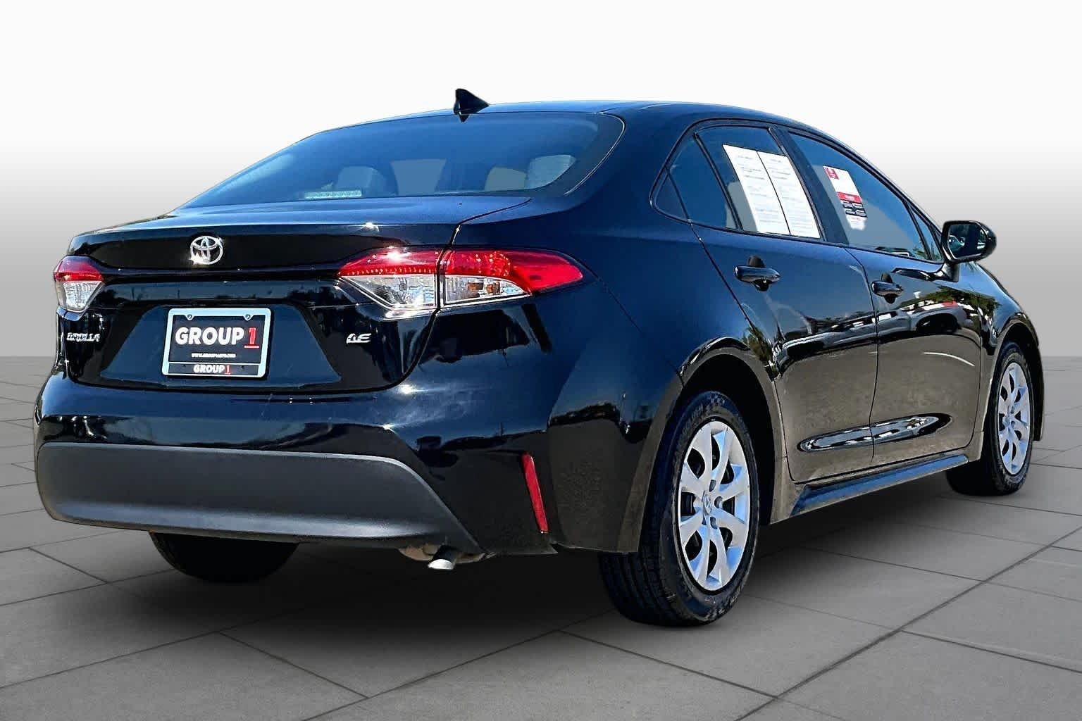 Used 2023 Midnight Black Metallic Toyota LE image 12