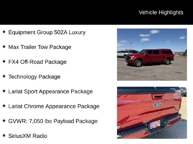 Used 2019 Red Ford Lariat image 8