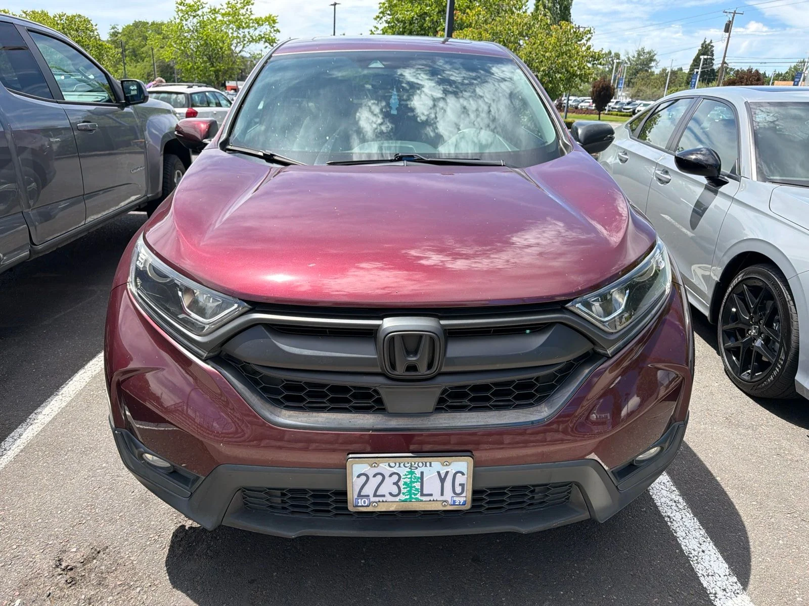 Used 2019 Basque Red Pearl II Honda EX-L image 2