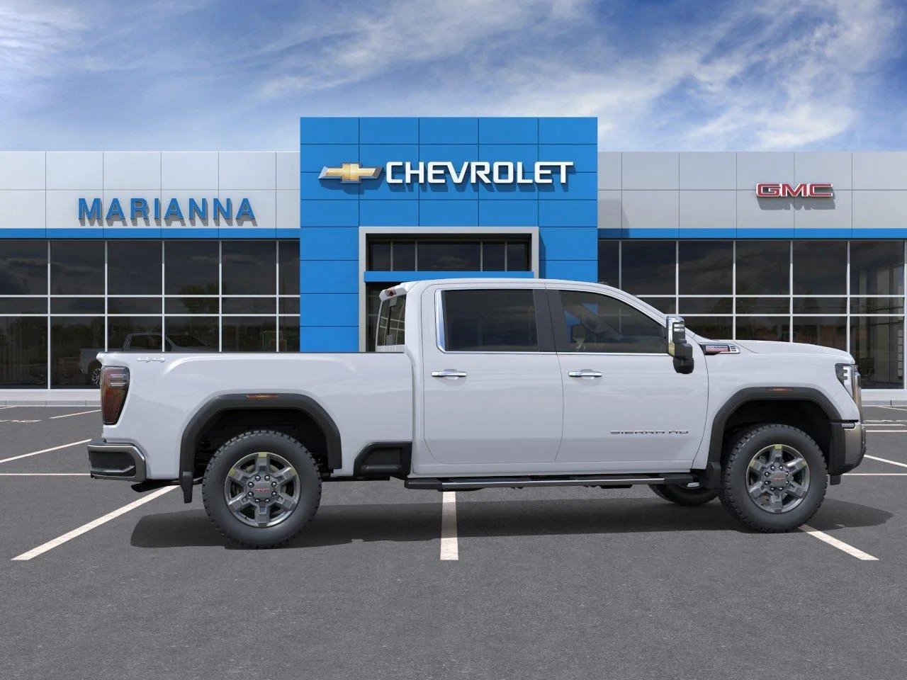 New 2026 Glacier White Tricoat GMC SLT image 5