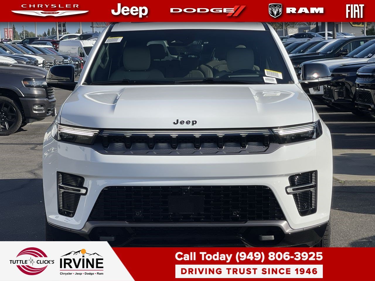 New 2026 Bright White Clear-Coat Exterior Paint Jeep Limited Reserve image 2
