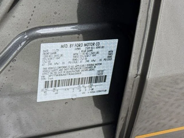 New 2026 Carbonized Gray Metallic Ford Tremor® image 68