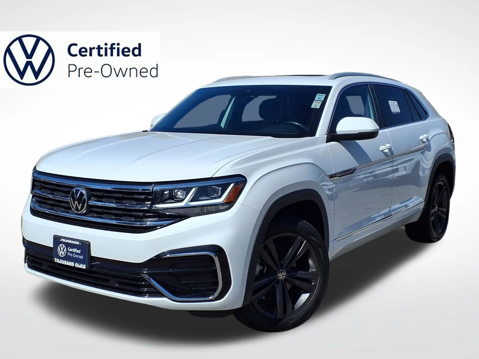 Certified Used 2022 White Volkswagen 2.0T SEL R-Line image 1
