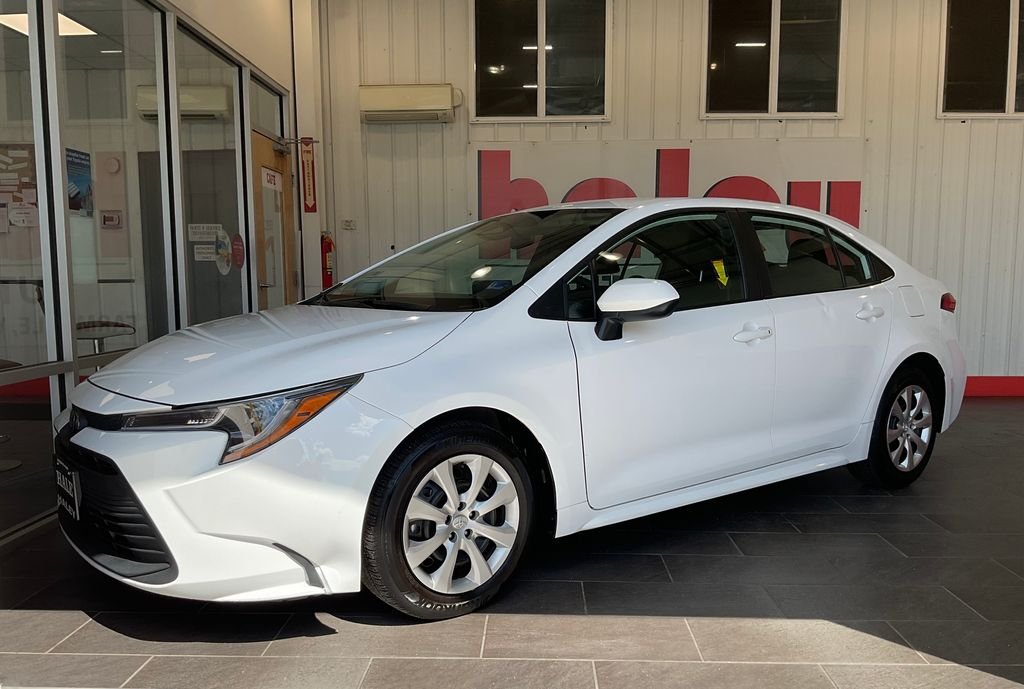 Used 2025 White Toyota LE image 2