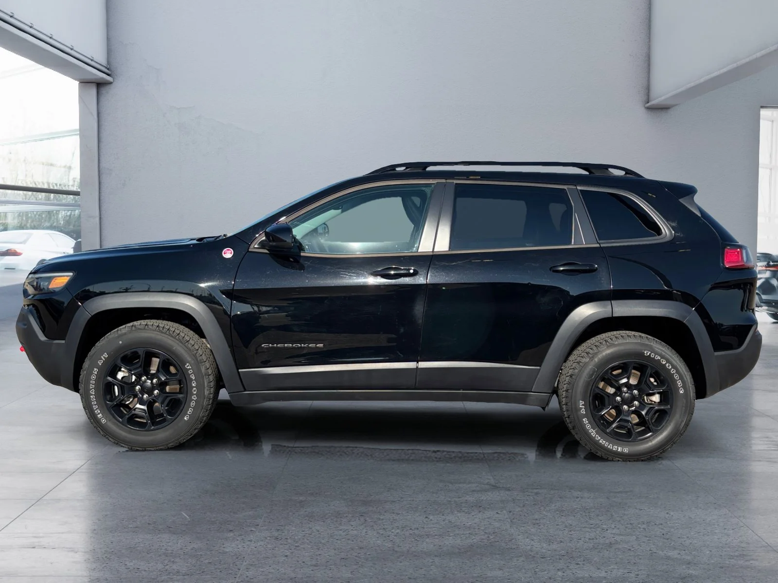 Certified Used 2022 Black Jeep Trailhawk Elite image 2