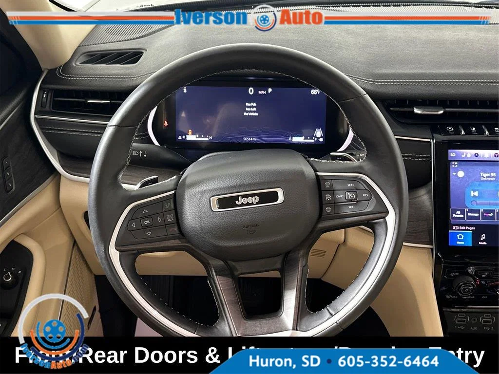 Used 2022 Baltic Gray Metallic Clearcoat Jeep Limited image 23