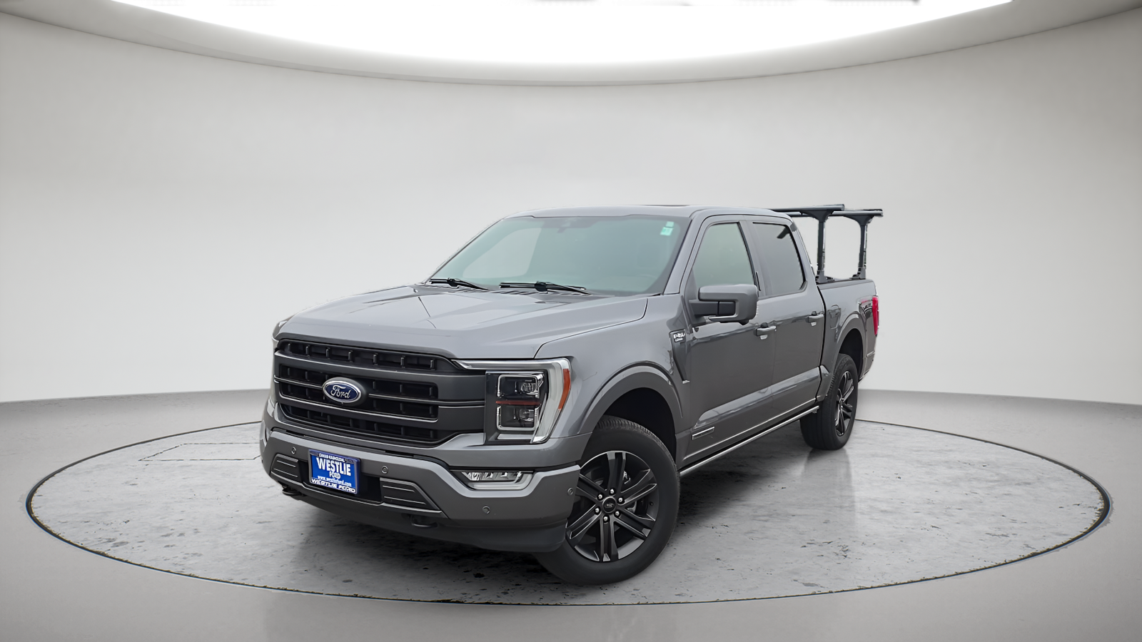 Used 2021 Carbonized Gray Metallic Ford Lariat image 1