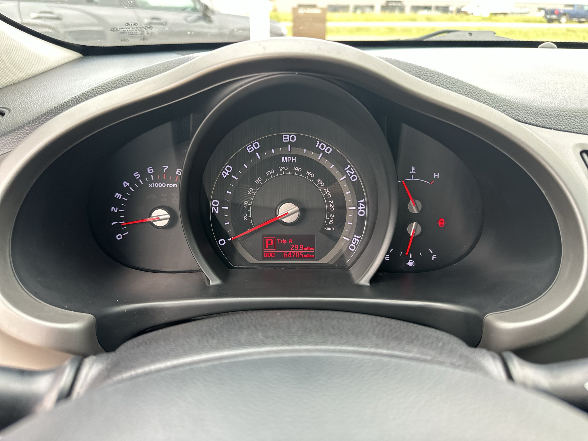 Used 2014 Twilight Blue Kia LX image 21