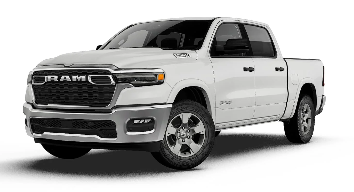 New 2027 Bright White Clear-Coat Exterior Paint RAM BIG HORN image 1