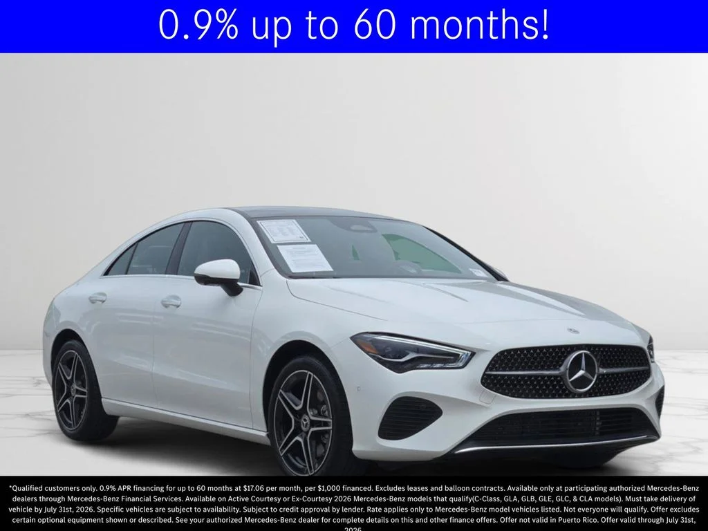 Certified Used 2026 Polar White Mercedes-Benz CLA 250 image 3