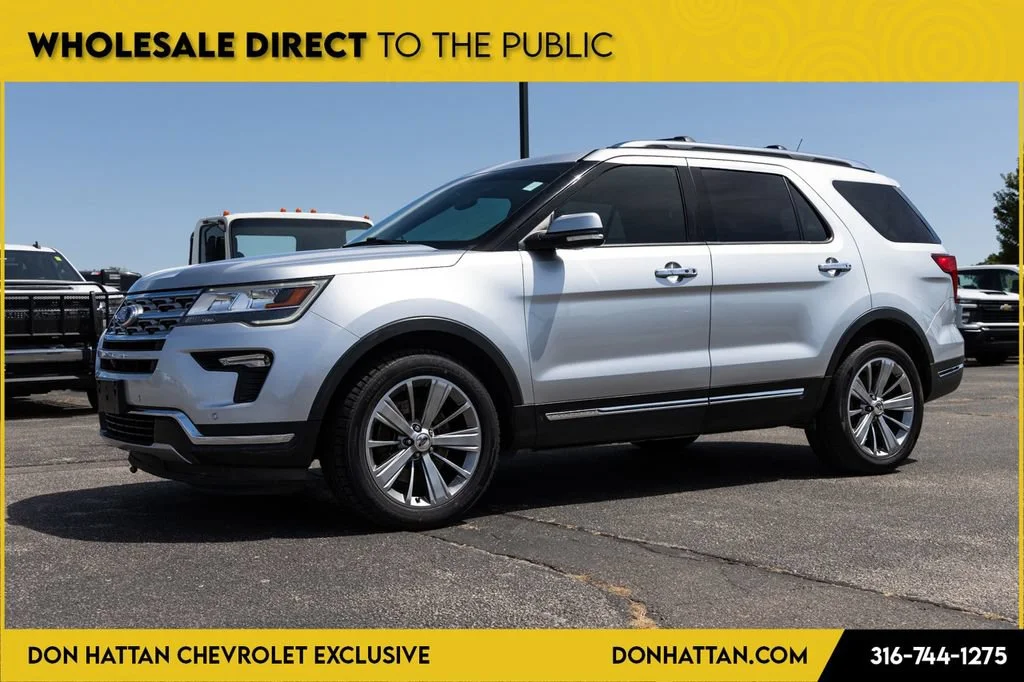 Used 2018 Ford Explorer Limited with VIN 1FM5K8F83JGA04737 for sale in Park City, KS