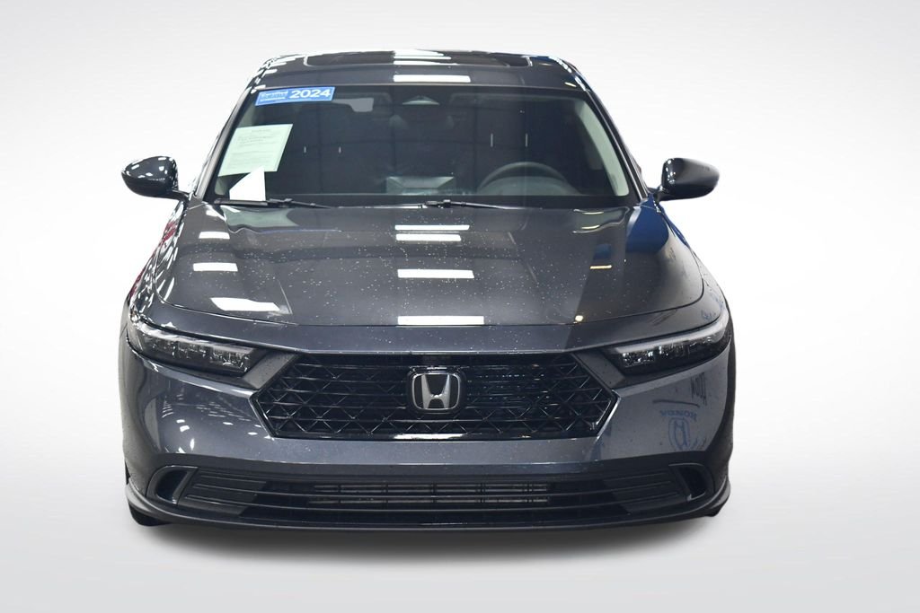 Certified Used 2024 Meteorite Gray Metallic Honda EX image 8