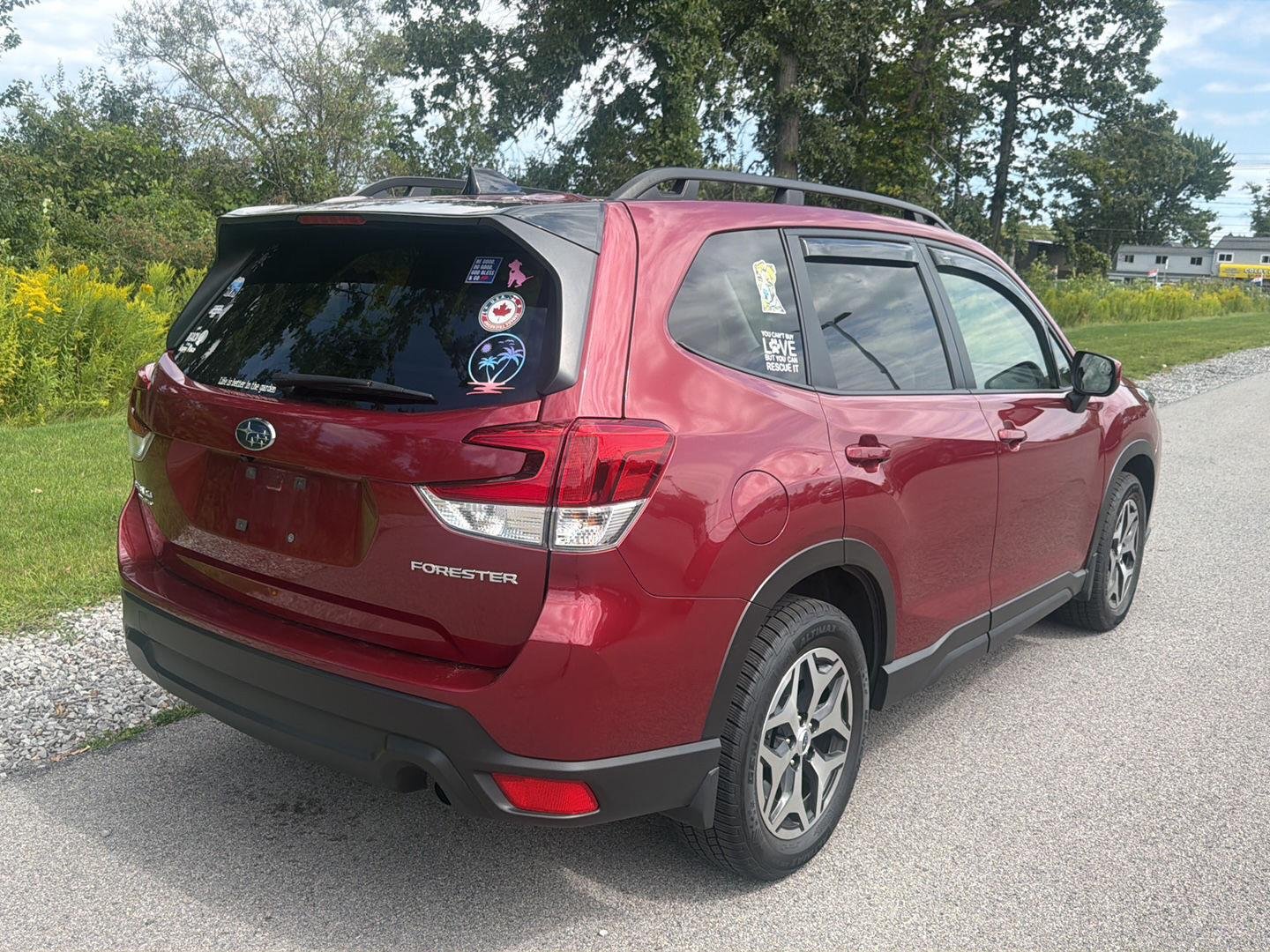 Used 2024 Crimson Red Pearl Subaru Premium image 4