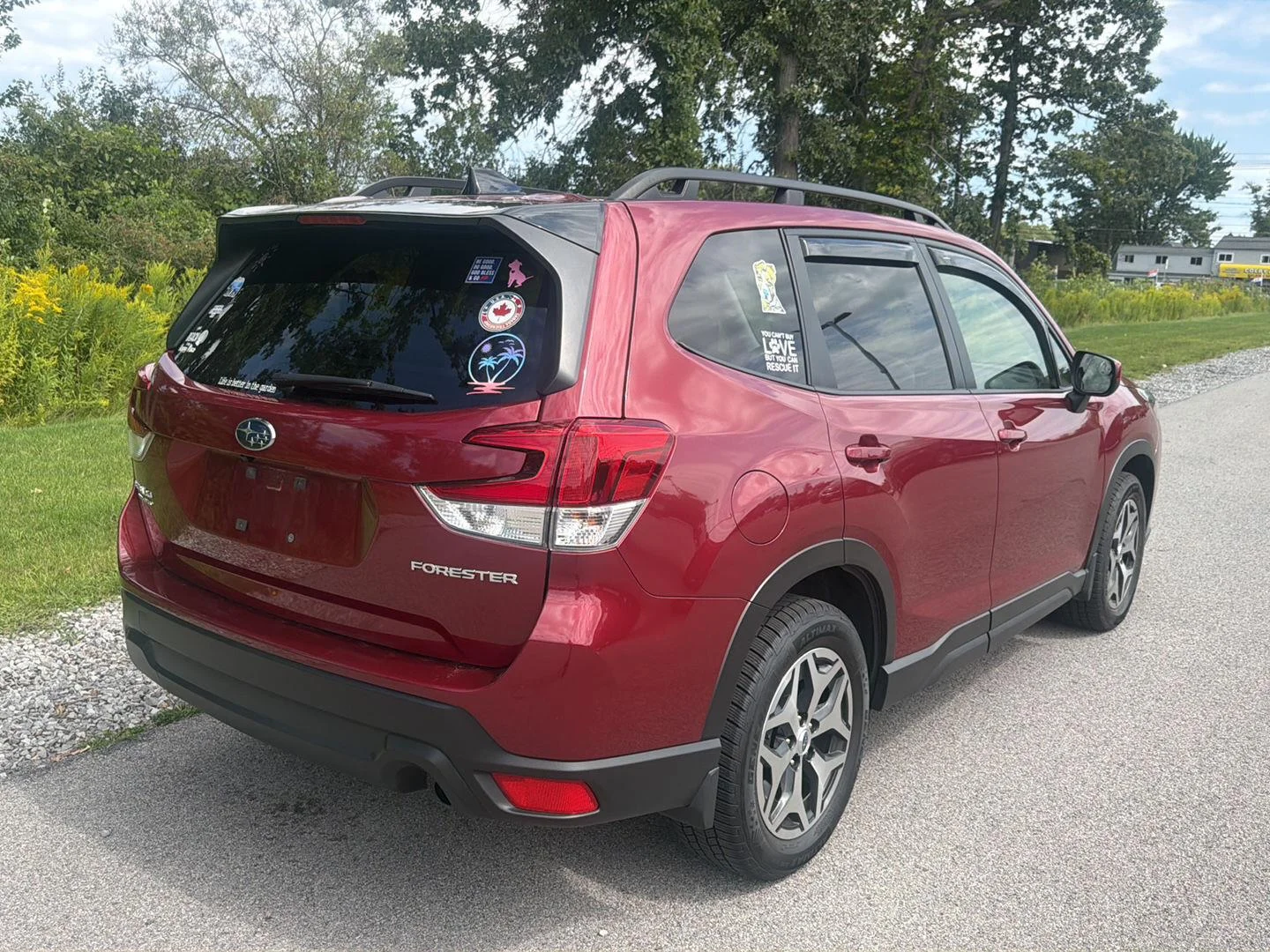 Used 2024 Crimson Red Pearl Subaru Premium image 4