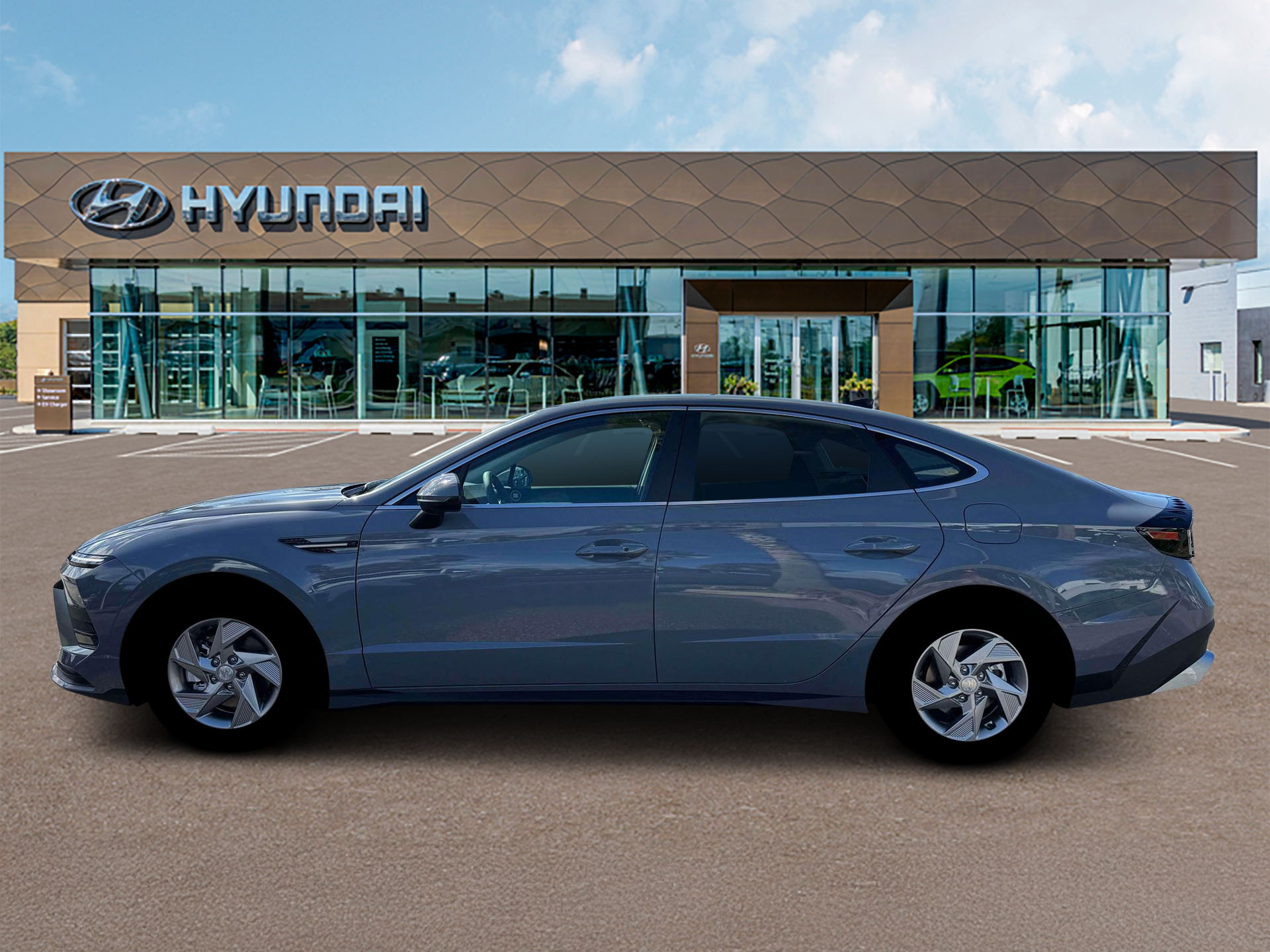 New 2026 Blue Hyundai SE image 3