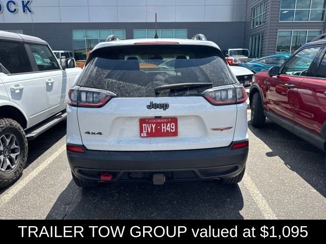 Certified Used 2022 Bright White Clearcoat Jeep Trailhawk image 6