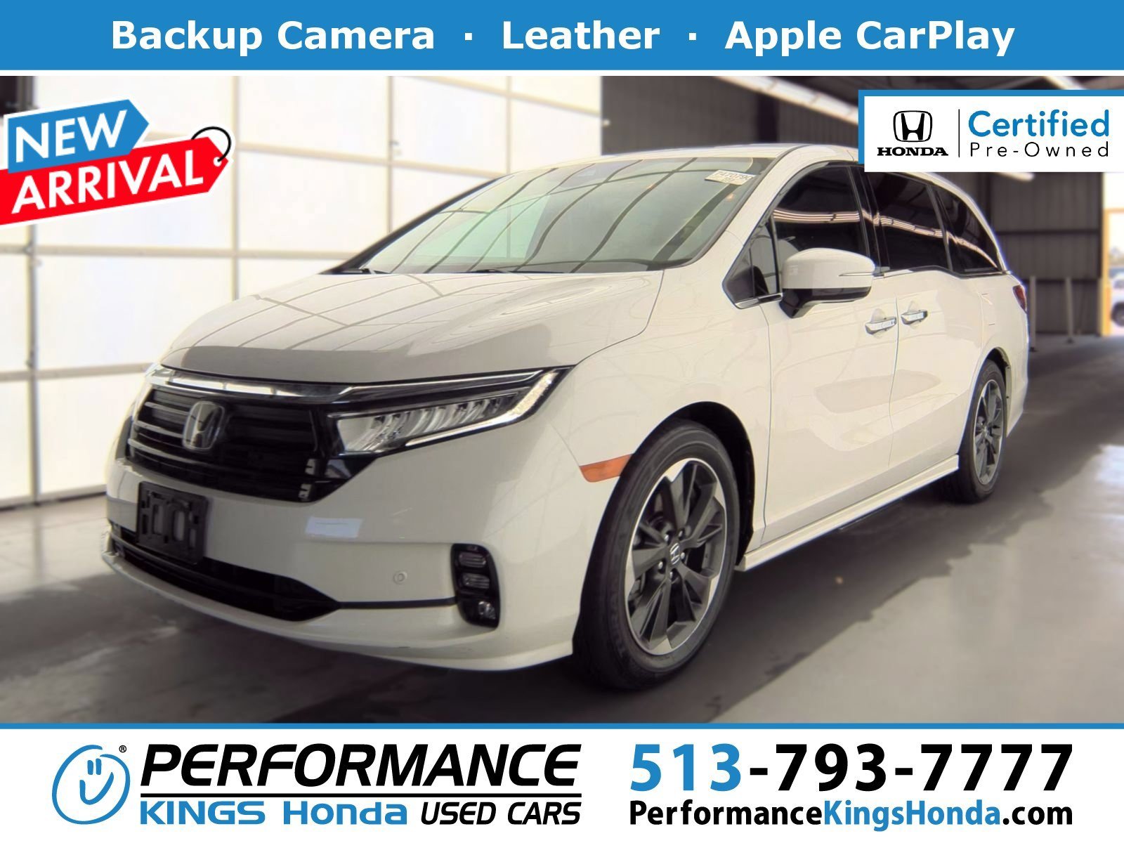 Certified Used 2023 Platinum White Pearl Honda Elite image 1