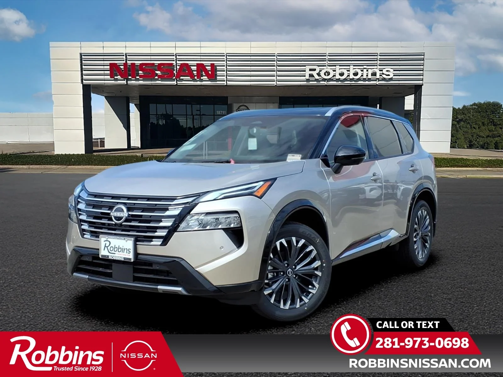 2026 Nissan Rogue Platinum Silver at Robbins Nissan