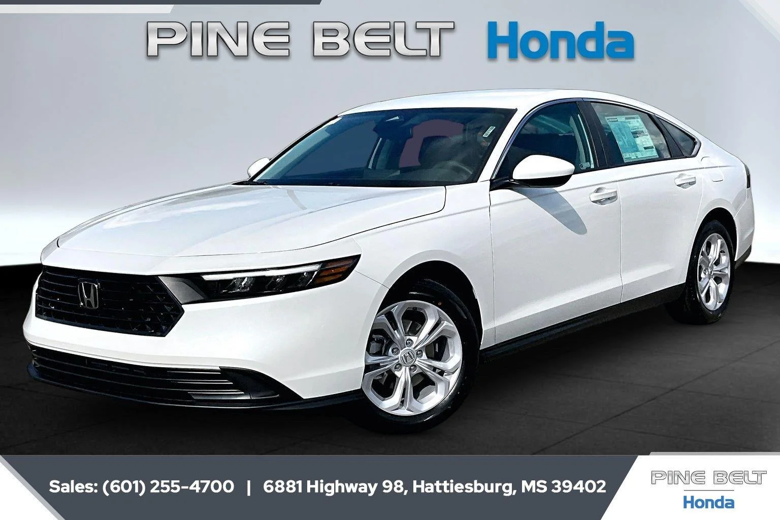 New 2026 Platinum White Pearl Honda LX CVT image 2