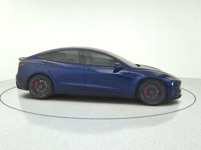 Used 2025 Deep Blue Metallic Tesla Performance image 7