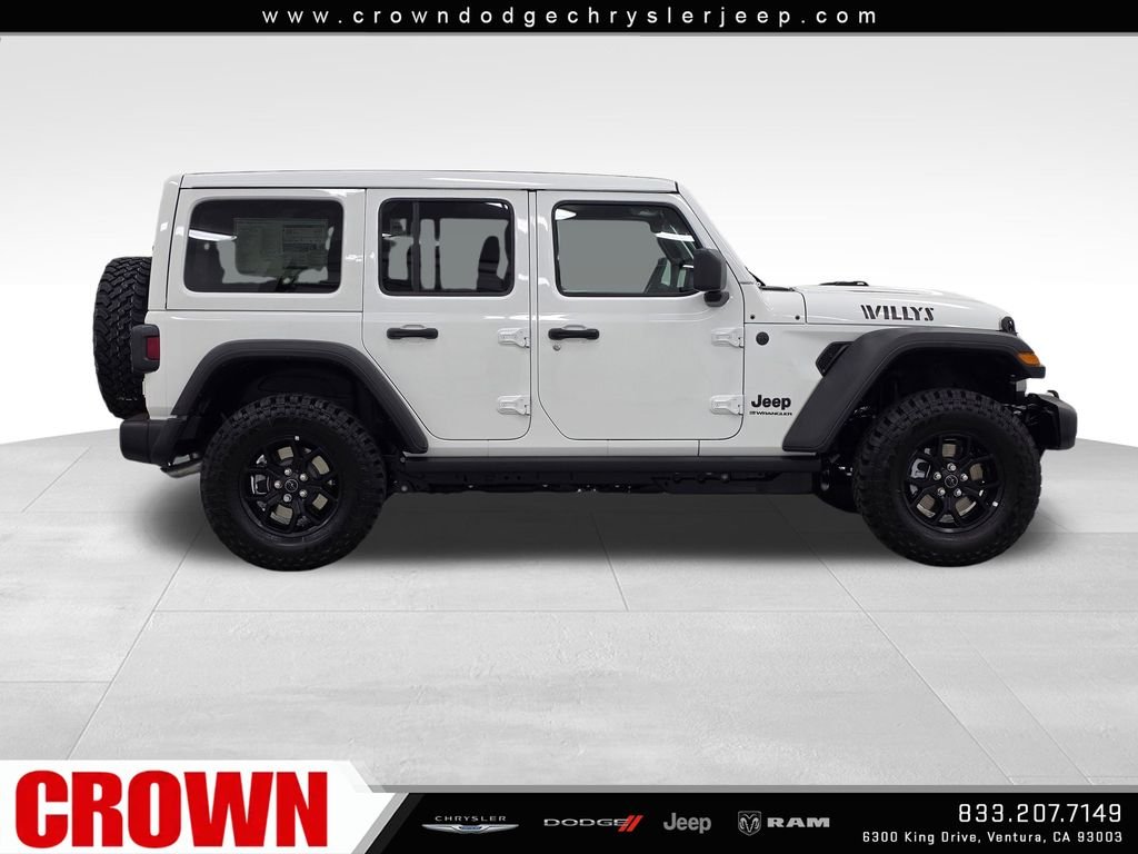 New 2026 Bright White Clear-Coat Exterior Paint Jeep  image 4