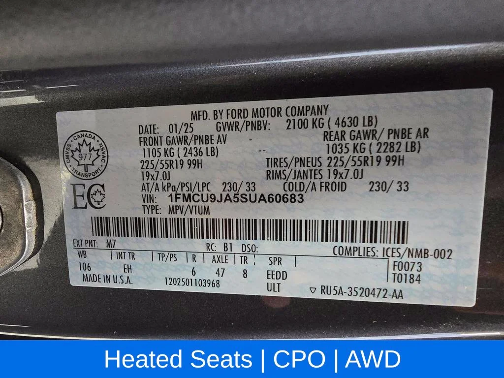 Certified Used 2025 Gray Ford Platinum image 27