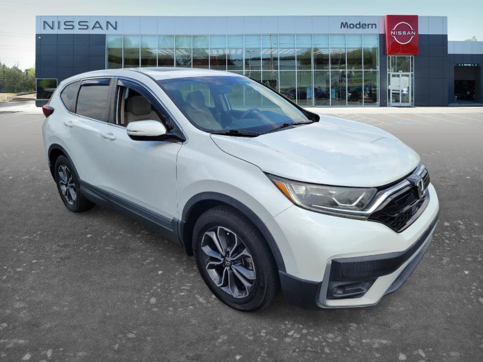 Used 2021 Platinum White Honda EX image 3