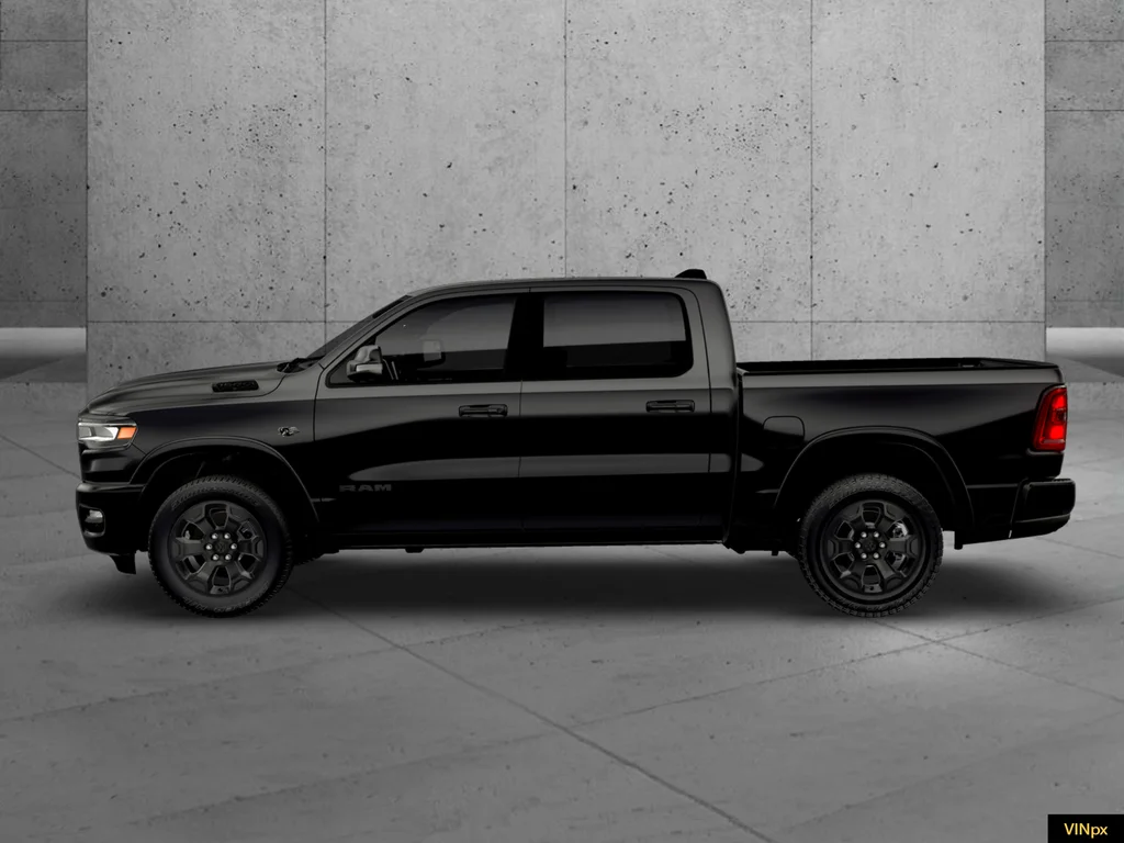 New 2026 Diamond Black Crystal Pearl-Coat Exterior Paint RAM Big Horn/Lone Star image 2