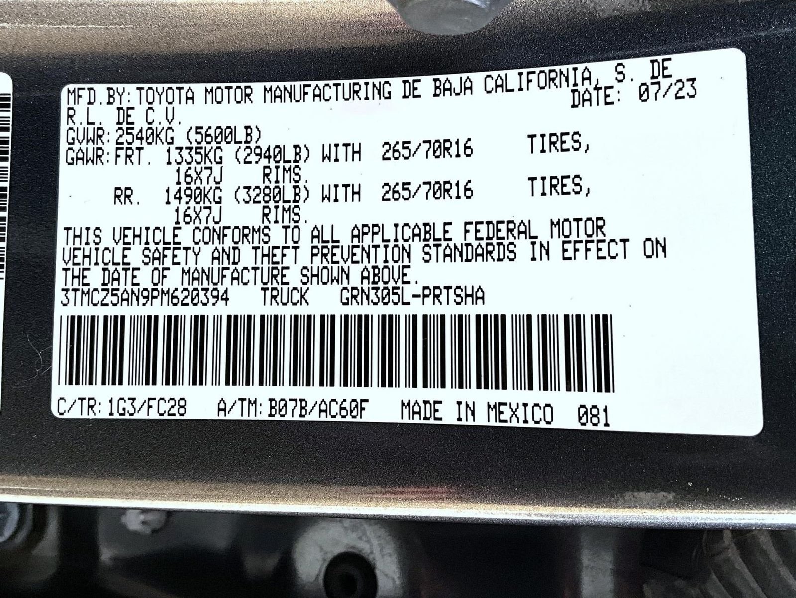 Used 2023 Gray Toyota Trail Edition image 28