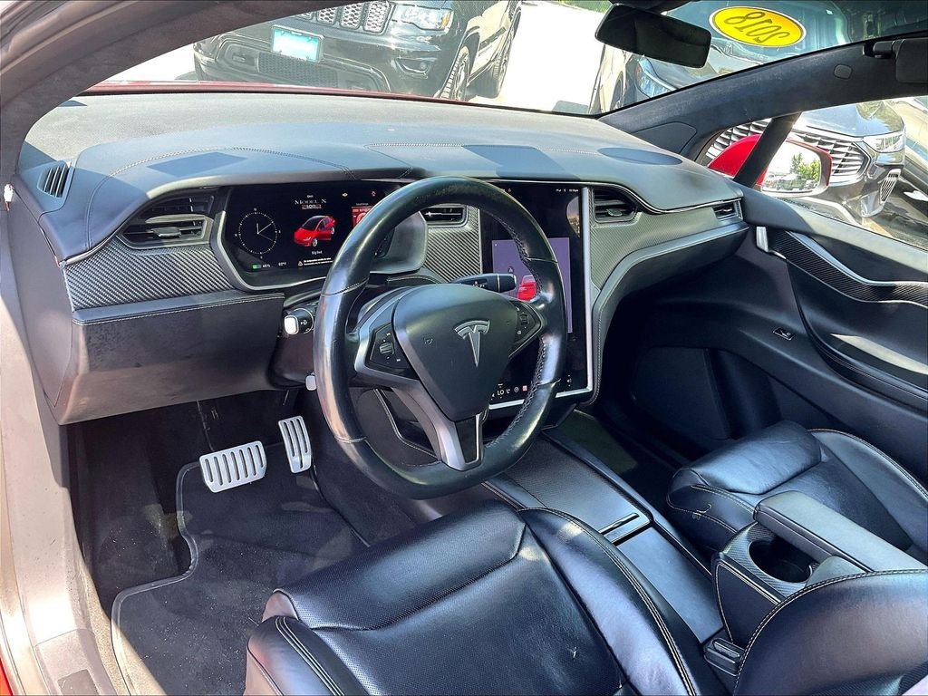 Used 2018 Red Tesla P100D image 8