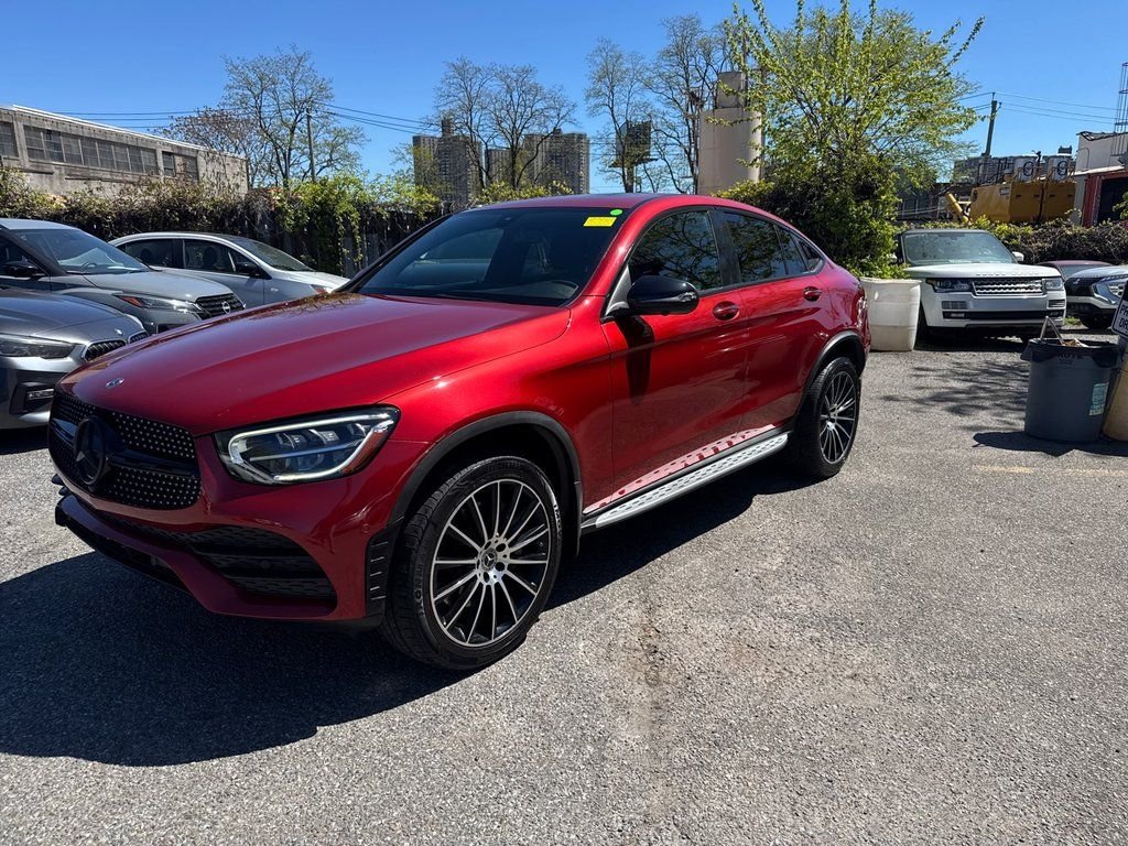 Used 2020 Red Mercedes-Benz GLC 300 Coupe image 1