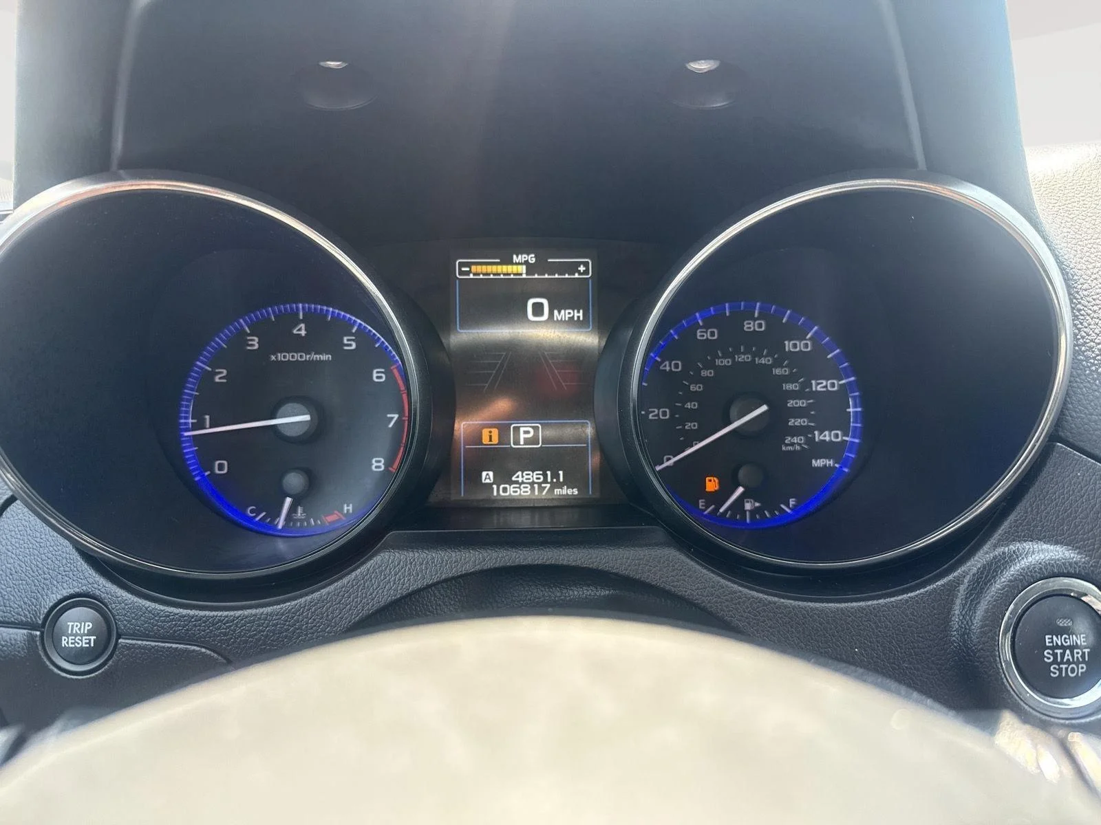 Used 2017 Crystal White Pearl Subaru Limited image 2