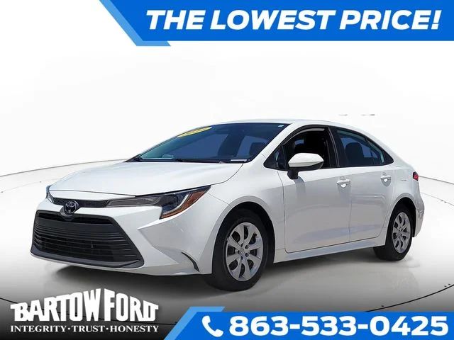 Used 2024 White Toyota LE image 1