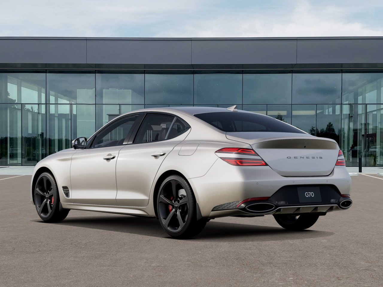 New 2027 Uyuni White Genesis G70 2.5T SPORT PRESTIGE RWD image 5