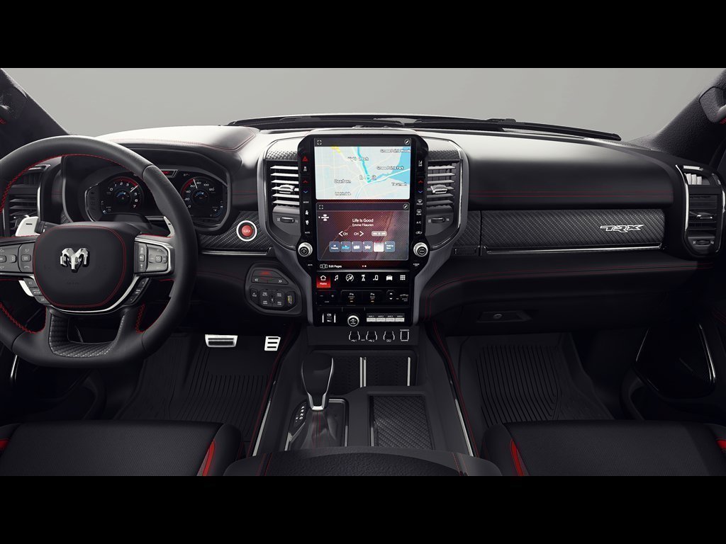 New 2027 Diamond Black Crystal Pearl-Coat Exterior Paint RAM TRX SRT image 6