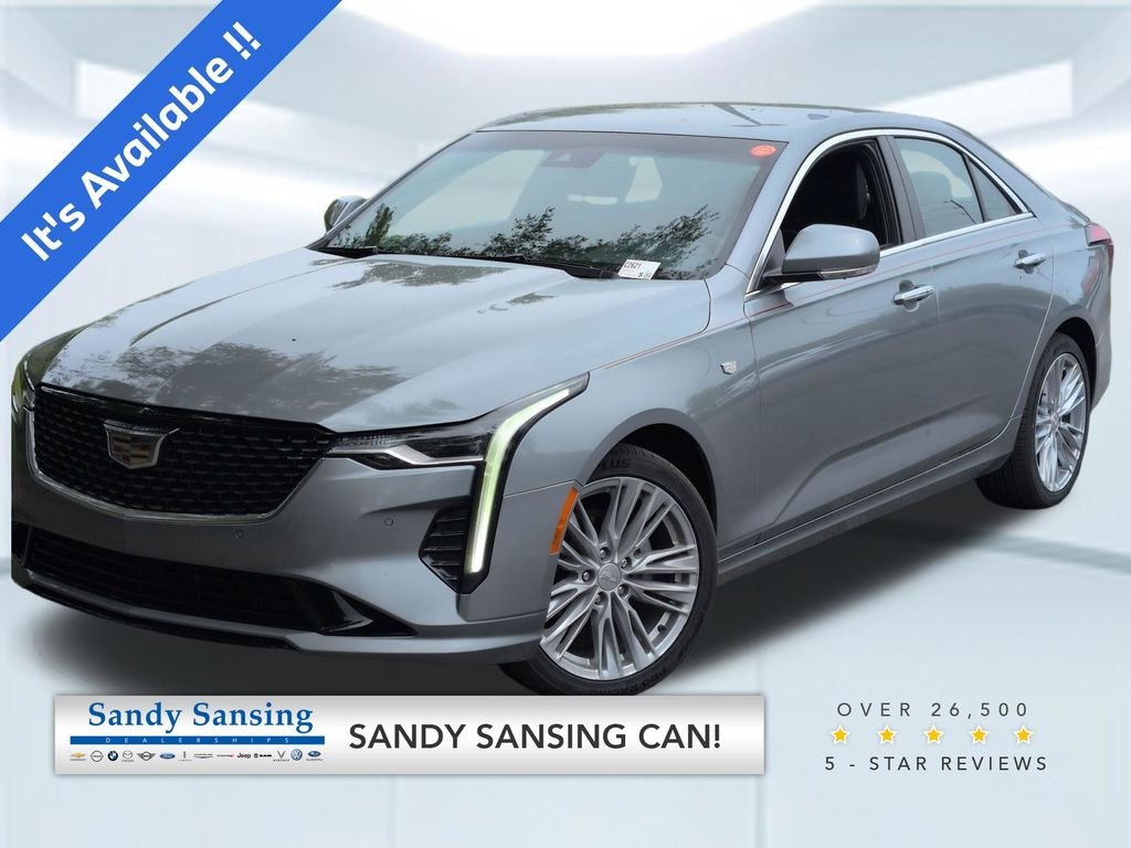 Used 2023 Silver Cadillac Premium Luxury image 1