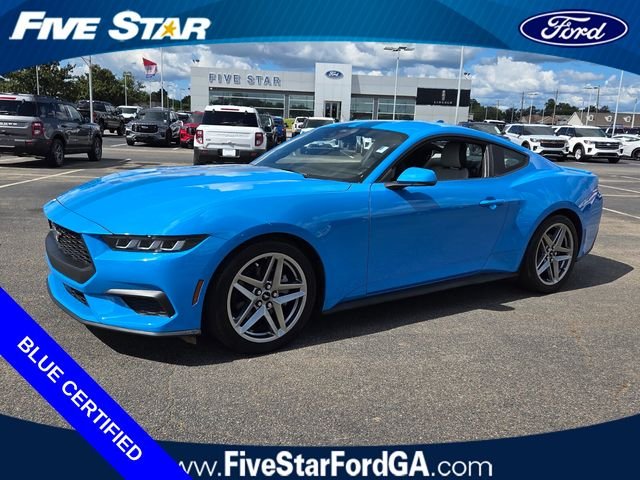 Certified Used 2024 Grabber Blue Ford EcoBoost Premium image 3