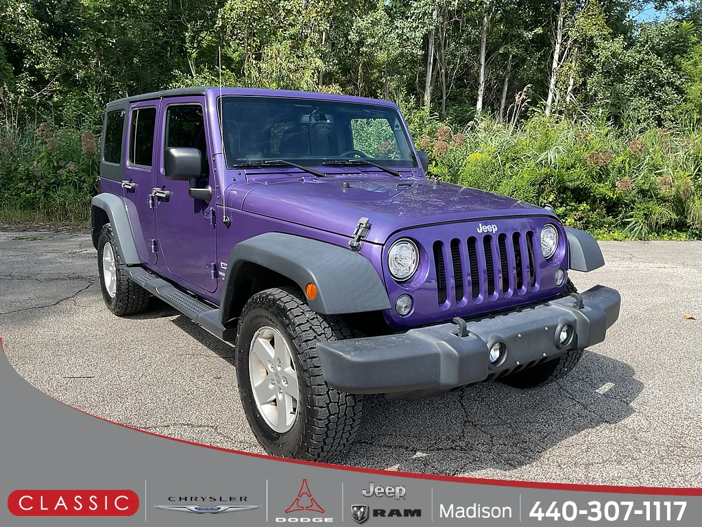Used 2017 Xtreme Purple Clear Coat Jeep Sport image 1