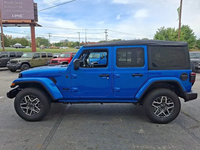 New 2025 Blue Jeep Sahara image 4