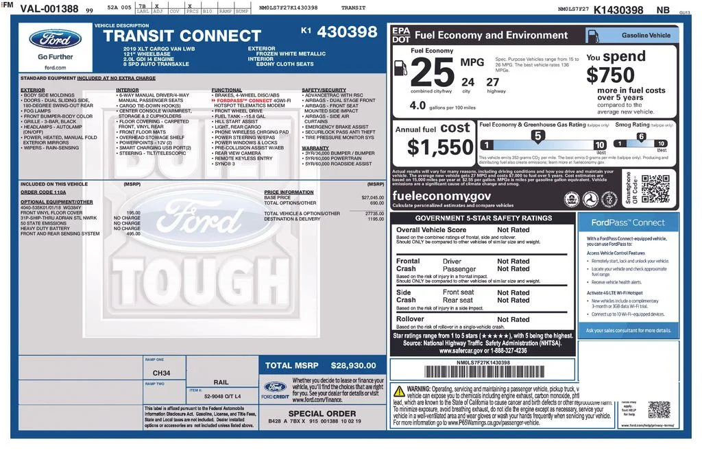 Used 2019 Frozen White Ford XLT image 2