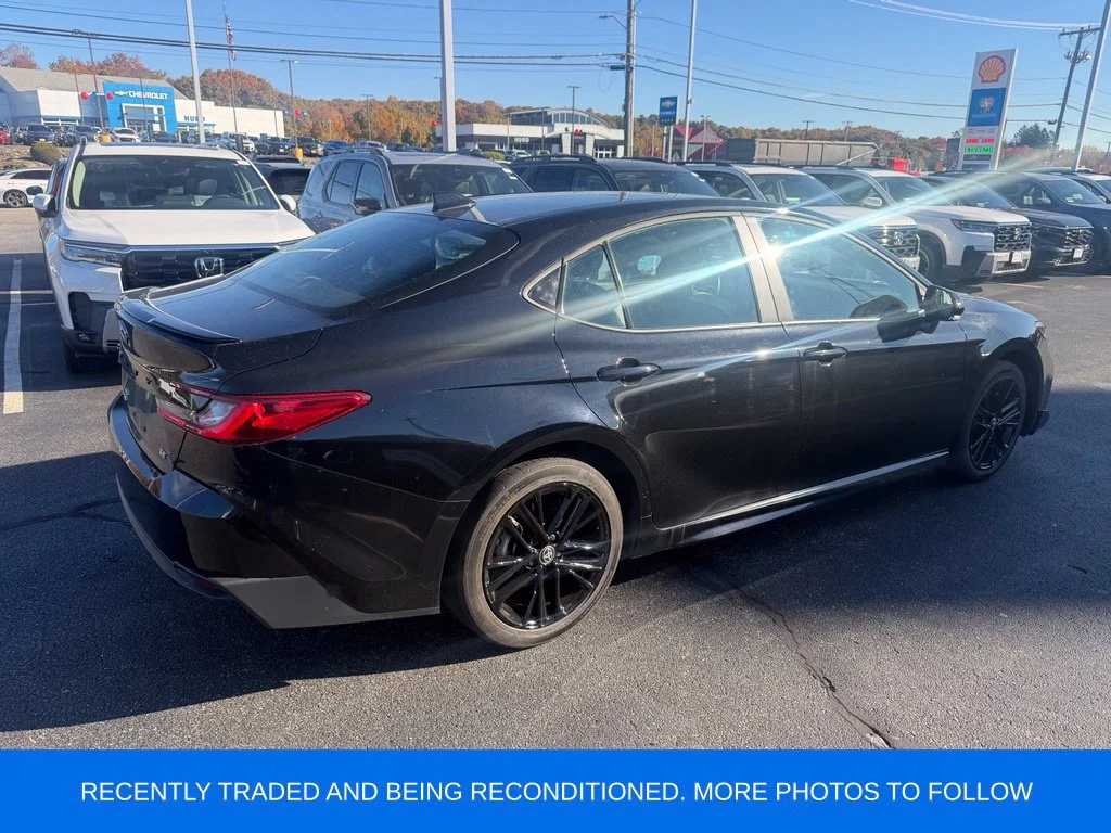 Used 2025 Midnight Black Metallic Toyota SE image 5
