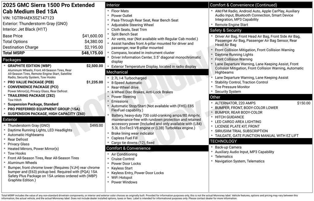 Used 2025 Gray GMC Pro image 40