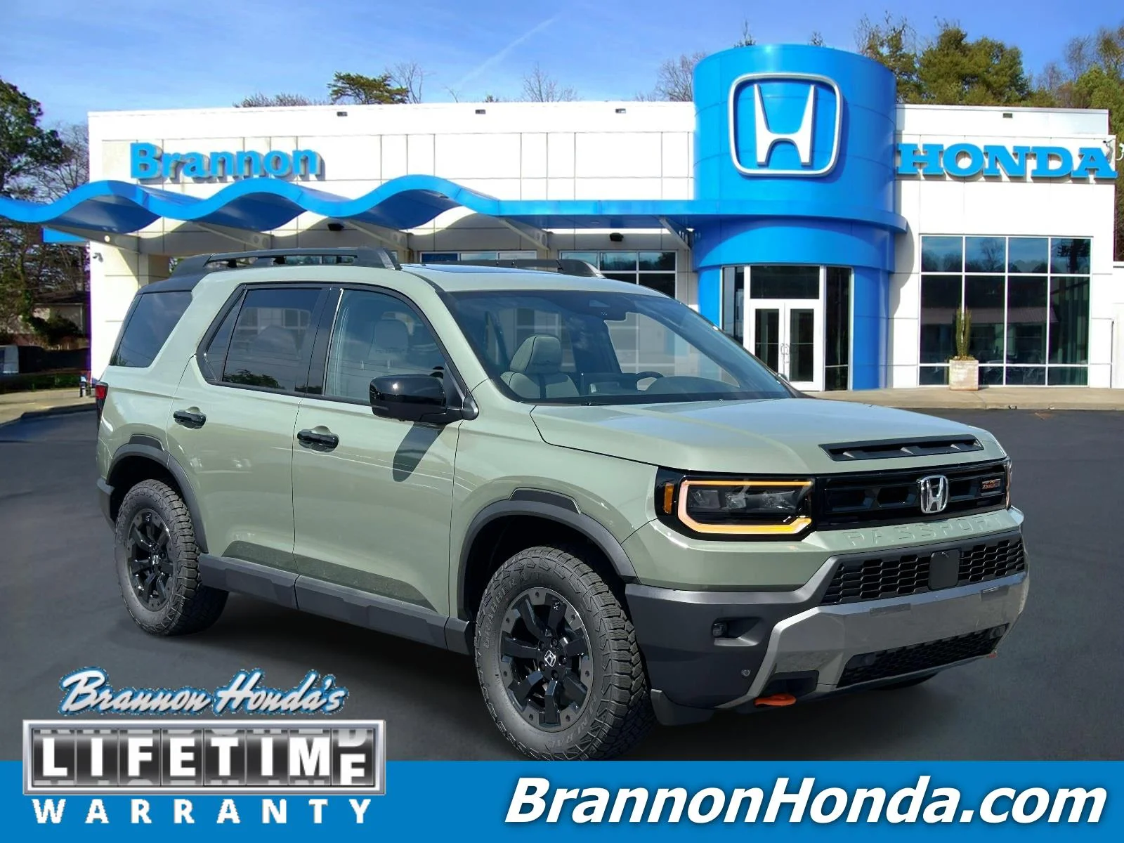 New 2026 Ash Green Metallic Honda TRAILSPORT ELITE S image 1