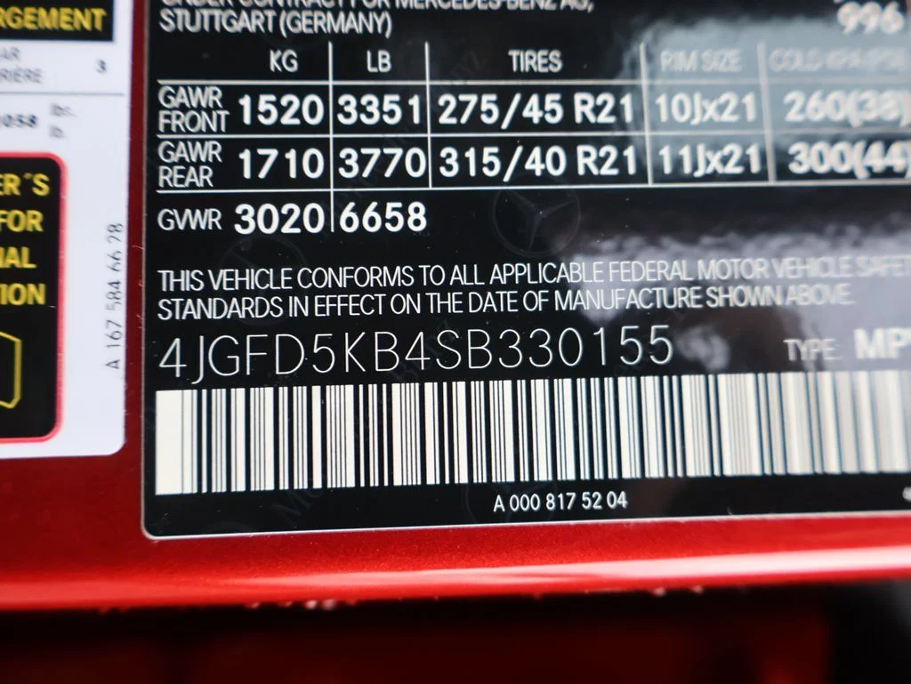 Used 2025 MANUFAKTUR Cardinal Red Mercedes-Benz GLE 450 image 42