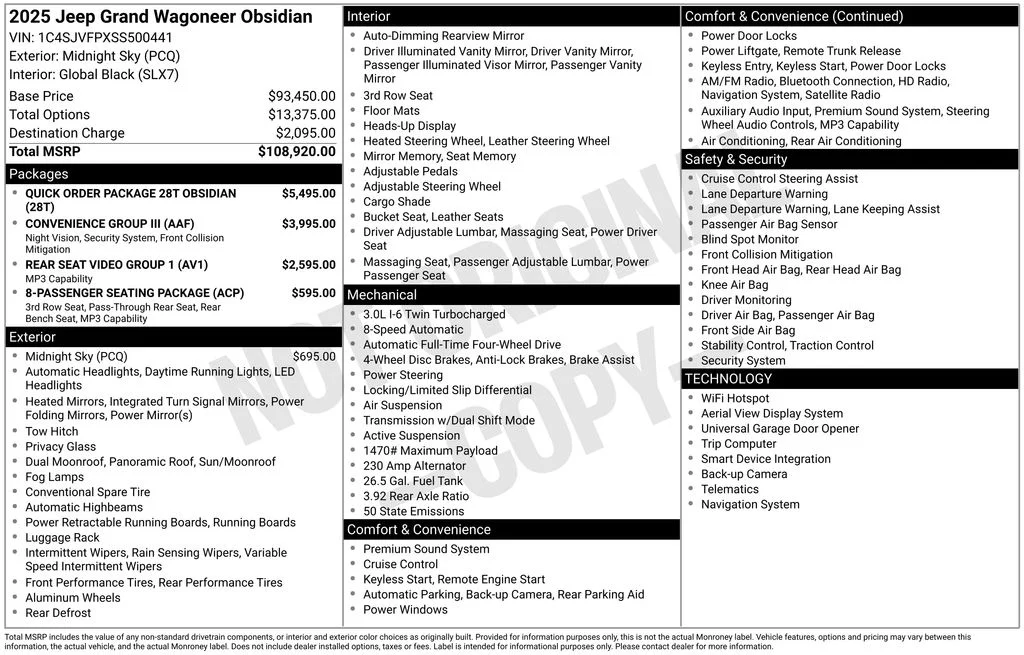 Used 2025 Black Jeep Series II image 17