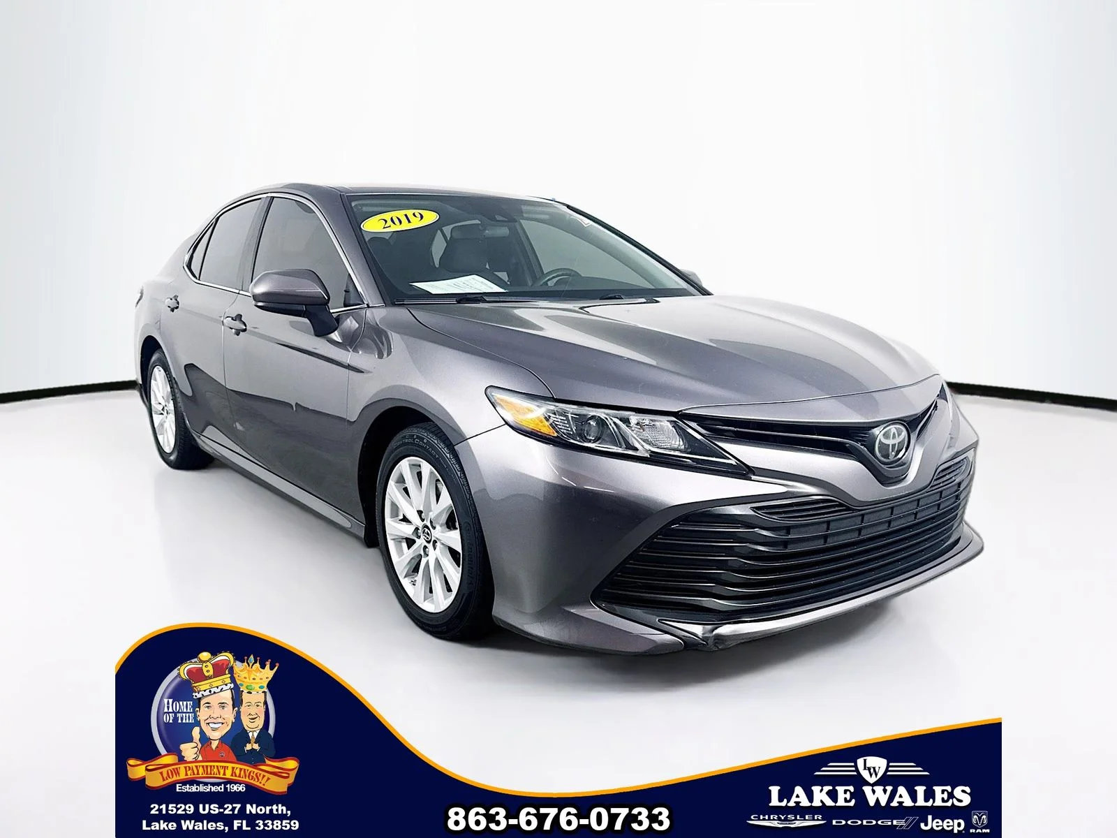 Used 2019 Gray Toyota LE image 1