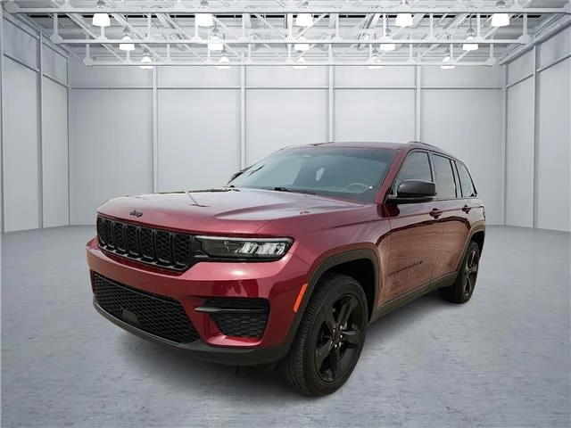 Used 2024 Velvet Red Pearlcoat Jeep Altitude 4x4 image 1