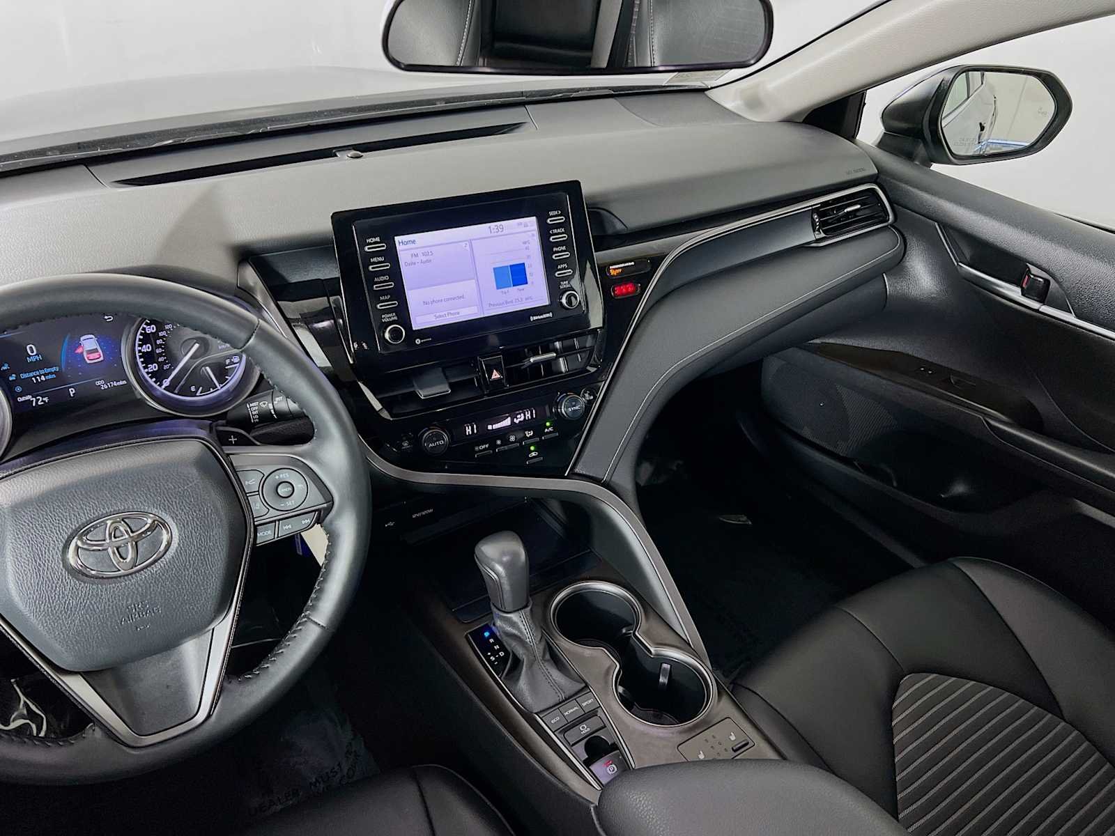 Used 2022 Midnight Black Metallic Toyota SE image 25