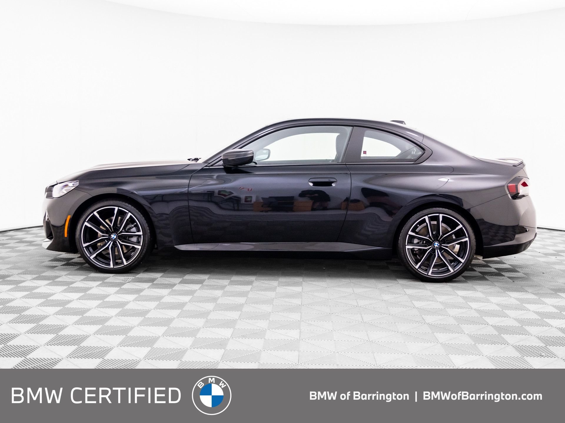 Certified Used 2024 Black Sapphire Metallic BMW 230i xDrive image 2